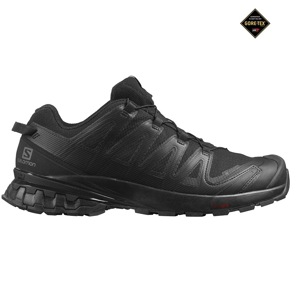 Salomon Israel XA PRO 3D V8 GORE-TEX - Mens Trail Running Shoes - Black (WJUI-85079)